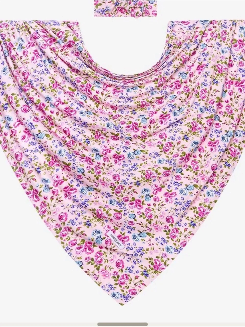 Posh Peanut Pink Floral Headband & Swaddle Set great gift shower